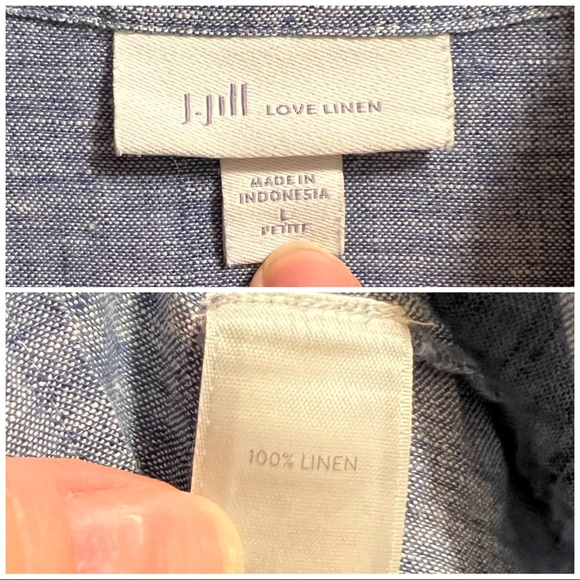 J. JILL 100% linen blouse - Picture 2 of 6